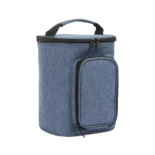Bolsa organizadora de almacenamiento para accesorios, tela Oxford, ligera, para cosméticos Azul