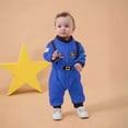 thumbnail image 2 of JAJAHO Toddler Boys Girls Jumpsuit Astronaut Dress Up Outfits Baby Thickened Long Sleeve Stand Collar Romper Soft Comfortable Daily Wear Cute One-Pieces, 2 of 4