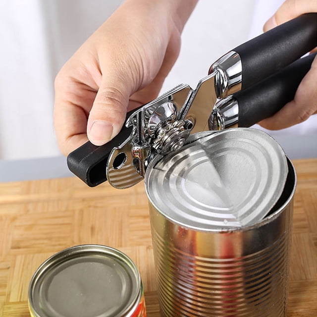 Abridor de tapas de latas 3 en 1, abridor de latas con perilla ultragrande, herramienta de cocina profesional Sywqhk Para estrenar