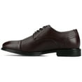 thumbnail image 2 of Vance Mens Alec Comfort Cap-toe Flexible Oxford Dress Shoe, Widths Available, 2 of 9