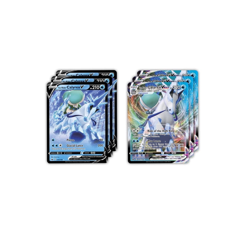 Walmart Pokemon TCG: Ice Rider Calyrex VMAX Battle Deck with Trainer Cards,  Coin & Box - Walmart.com
