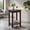 Brown, variant on Demi Bonn End Side Table, Bed and Sofa Side Table, 2-Tier Nightstand End Side Wooden Legs Table, for Living Room, Bedroom, Black