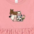 thumbnail image 4 of Inktastic Cute Horse, Sheep, Cow, Pig, and Rooster Farm Animals Girls Baby Dress, 4 of 5
