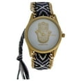 thumbnail image 2 of MSHHIWH Hindi Hand - Gold/Black Nylon Strap Watch, 2 of 2