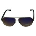thumbnail image 2 of Guess Men's Shiny Aviator Gradient Lens Sunglasses, Dark Nickeltin Metal, 1, 2 of 6