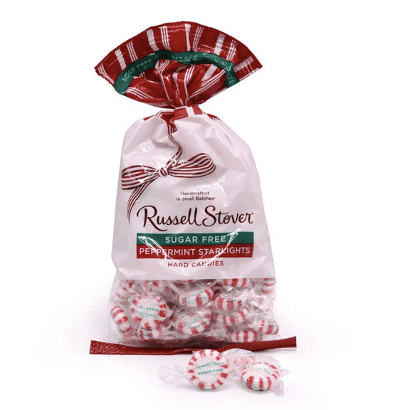 Russell Stover Sugar Free Peppermint Hard Candies, 12 oz. Bag