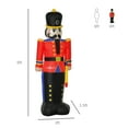 thumbnail image 3 of 6 ft Tall Outdoor Lighted Airblown Inflatable Christmas Lawn Decoration -, 3 of 10