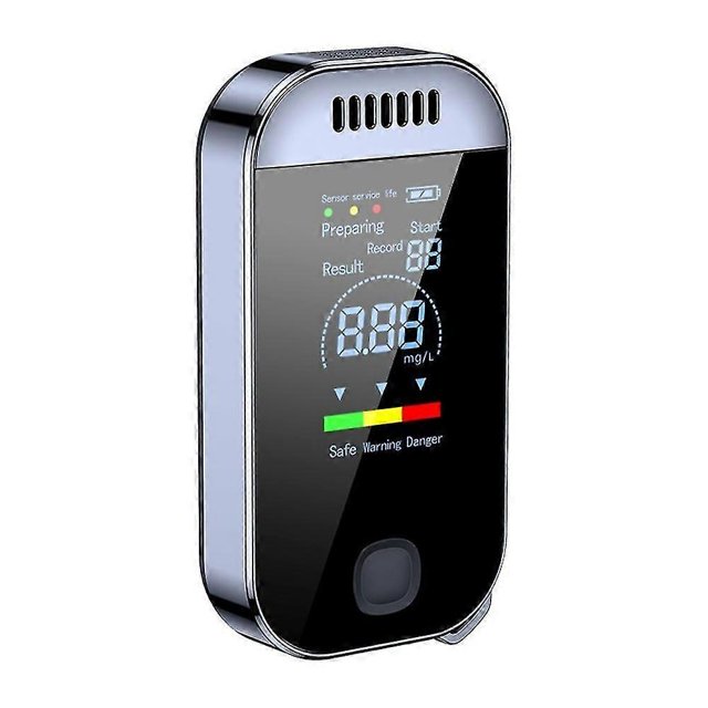 Alcohol Tester Portable High Accuracy Breathalyzer Non-Contacting Alcohol Detector USB Rechargeable