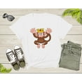 thumbnail image 3 of Fun Monkey Wearing King Crown Cute Animal Cartoon Character T-Shirt Monkey Lover Gift T Shirt for Men Women Kids Boys Girls Graphic Tshirt, 3 of 8