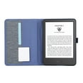 thumbnail image 3 of Case for Amazon Kindle 11th Generation (2022 Release), for Amazon Kindle 6 Inch 2024, Fabric PU Leather Folio Cover Soft TPU Inner Multiple Viewing Angles Stand with Card Slot - Blue, 3 of 6