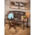 thumbnail image 2 of Cape Craftsmen Welcome Home Wood Sign with Die-Cut Metal Horse Silhouette Design, 2 of 3