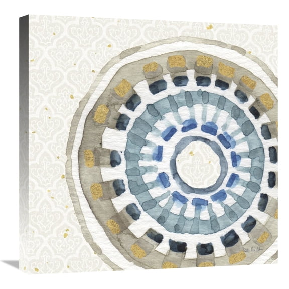 Global Gallery's 'Indigold XIV' By Lisa Audit Stretched Canvas Wall Art