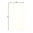 thumbnail image 2 of Antique White 12.5x22 Uncut Art Mat Board - No Opening - 25 Mats, 2 of 7