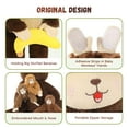 thumbnail image 3 of MaoGoLan 25.6" Monkey Mommy Stuffed Animal with 3 Baby Monkeys & 1 Banana Plush Toy, 3 of 8