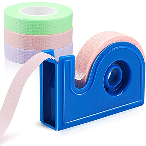 3 Rolls Lash Tape Eyelash Tape for Eyelash Extension with Blue Plastic