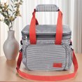 thumbnail image 6 of Unique Bargains Insulated Lunch Bag for Work Office, Picnic, Beach Stripe, 6 of 6