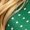 Green, variant on FDGIU 2026 Spring Fall Women's Polka Dot Quarter Zip Stand Collar Sweatshirt, Drop Shoulder Elastic Cuff Long Sleeve Loose Pullover Top with Side Pockets for Lounge Outdoor Daily Layering