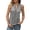 Grey, variant on ChoXxx Women's Summer Fashion Elegant Pleated V Neck Vest Top White XXL