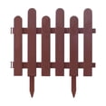 thumbnail image 2 of Plastic Garden Fence - Versatile Plant Bed Edging, Border, and Lawn Divider for Landscaping and Outdoor Decoration, 2 of 5