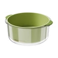 thumbnail image 2 of Thickened Double-layer Vegetable Washing Basin- Plastic Drainage Basket-leaking Basin- Vegetable Blue Washing Basin-household Kitchen Fruit Washing, 2 of 7