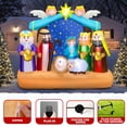 thumbnail image 4 of Belén inflable navideño Mukum de 2,1 m con luces LED, 4 of 7