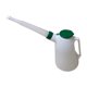 thumbnail image 4 of Jarra de aceite con vertedor flexible y tapa, ligera, a prueba de fugas, dispensador de aceite de motor, recipiente medidor para coche 2 litros, 4 of 8