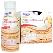 Equate Meal Replacement Shakes, French Vanilla, 11 fl oz, 6 Ct