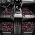 thumbnail image 6 of Sikiie Flowers And Humming Bird1 Car Foot Mat Set of 4 Pieces Basics Universal Fit Rubber Carpet Floor Mats For Car SUV Van & Truck, 26.8"L x 17.3"W (Front), 13"L x 17.3"W(Rear), 6 of 6