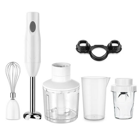 

Hand-hold Blender Immersion Blender Stick Blender Chopper Whisk Food Grinder for Smoothie Puree Infant Food US Plug Package Two