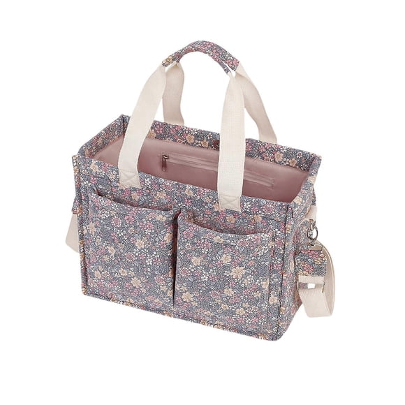 Mom Bag with Hanging Hooks for Mother & Baby Going Out, Single Shoulder Bag Strollers Hanging Bag Diaper Case Pouch