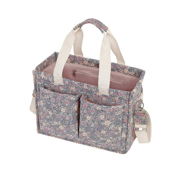 Mom Bag with Hanging Hooks for Mother & Baby Going Out, Single Shoulder Bag Strollers Hanging Bag Diaper Case Pouch