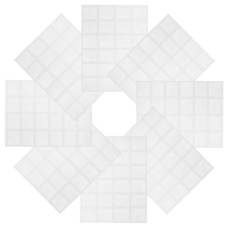 NICEXMAS 120Pcs Transparent Ice Bags for Shipping and Cold Chain Transport Use