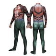 thumbnail image 2 of Traje de Cosplay de Aquaman para Halloween, traje de superhéroe Arthur Curry Orin Zentai, monos para niños y adultos, 2 of 5