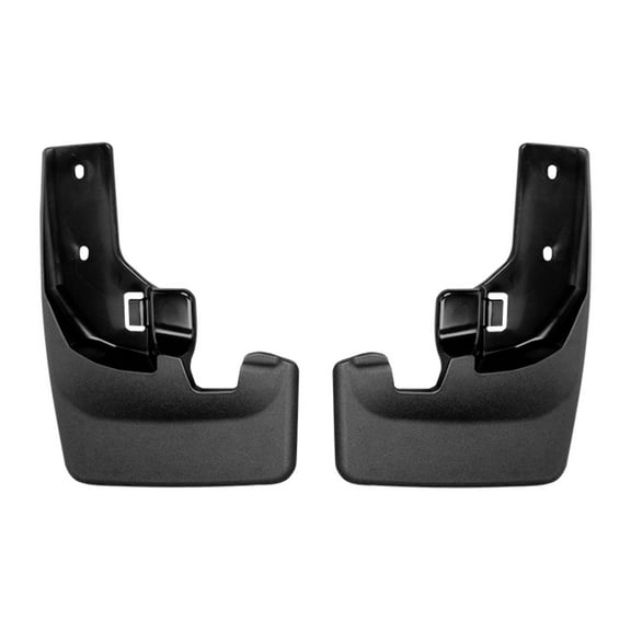 WeatherTech Custom No Drill Splash Guard MudFlaps compatible with 2024-2026 Nissan Rogue, Front Pair - Black