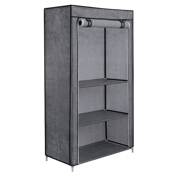 Closet armable AGBOX Organizador de Ropa y Zapatos 3 niveles Gris
