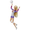 thumbnail image 3 of Barbie Doll & Accessories, Made to Move Career Volleyball Player Doll with Uniform and Ball, 11 in, 3 of 7