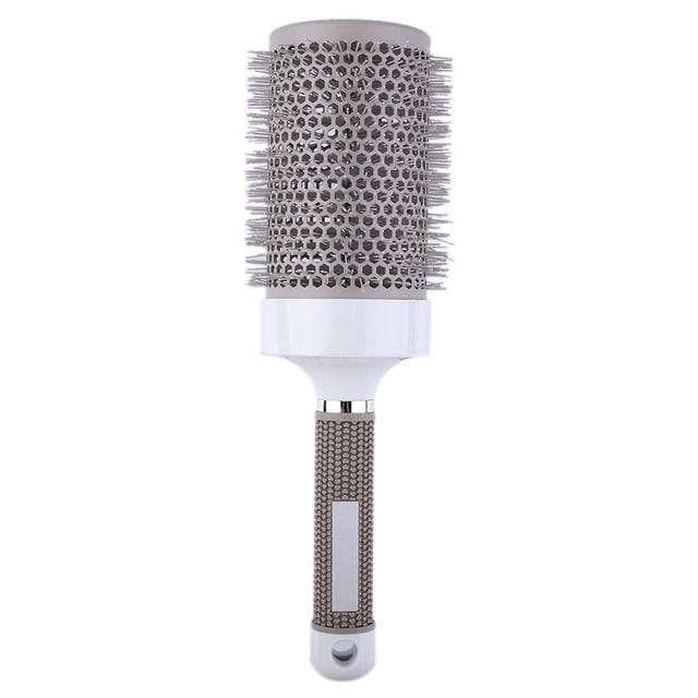POINTERTECK Brosse à Cheveux Pro Résistante aux Hautes Températures Peigne Rond en Céramique et Fer (65 mm)