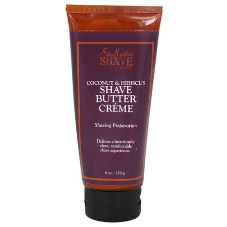 Shea Moisture - Noix de coco et Hibiscus Shave Crème au Beurre pour les femmes squeeze Tube - 6 oz