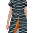 thumbnail image 4 of Moomaya Cotton Front Slit Kurtis For Women Printed Long Kurti Dress Indian Top, 4 of 5