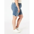 thumbnail image 3 of Signature by Levi Strauss & Co. Women's Plus Bermuda Shorts, 3 of 5