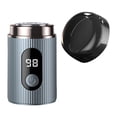 thumbnail image 1 of Afeitadora eléctrica para hombres, afeitadora facial sin dolor, USB, portátil para coche azul, 1 of 9