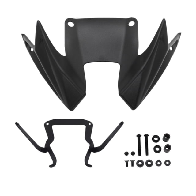 Accesorios para alerón delantero de motocicleta Fácil instalación Fácil de usar Confiable Alerón deportivo de carga aerodinámica para 500 Estilo A