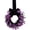 Purple, variant on Mini Halloween Wreath, 8.6 Inch Artificial Black Grapevine Wreath with Velvet Bow for Cabinet, Window, Wall and Tabletop Gothic Decor