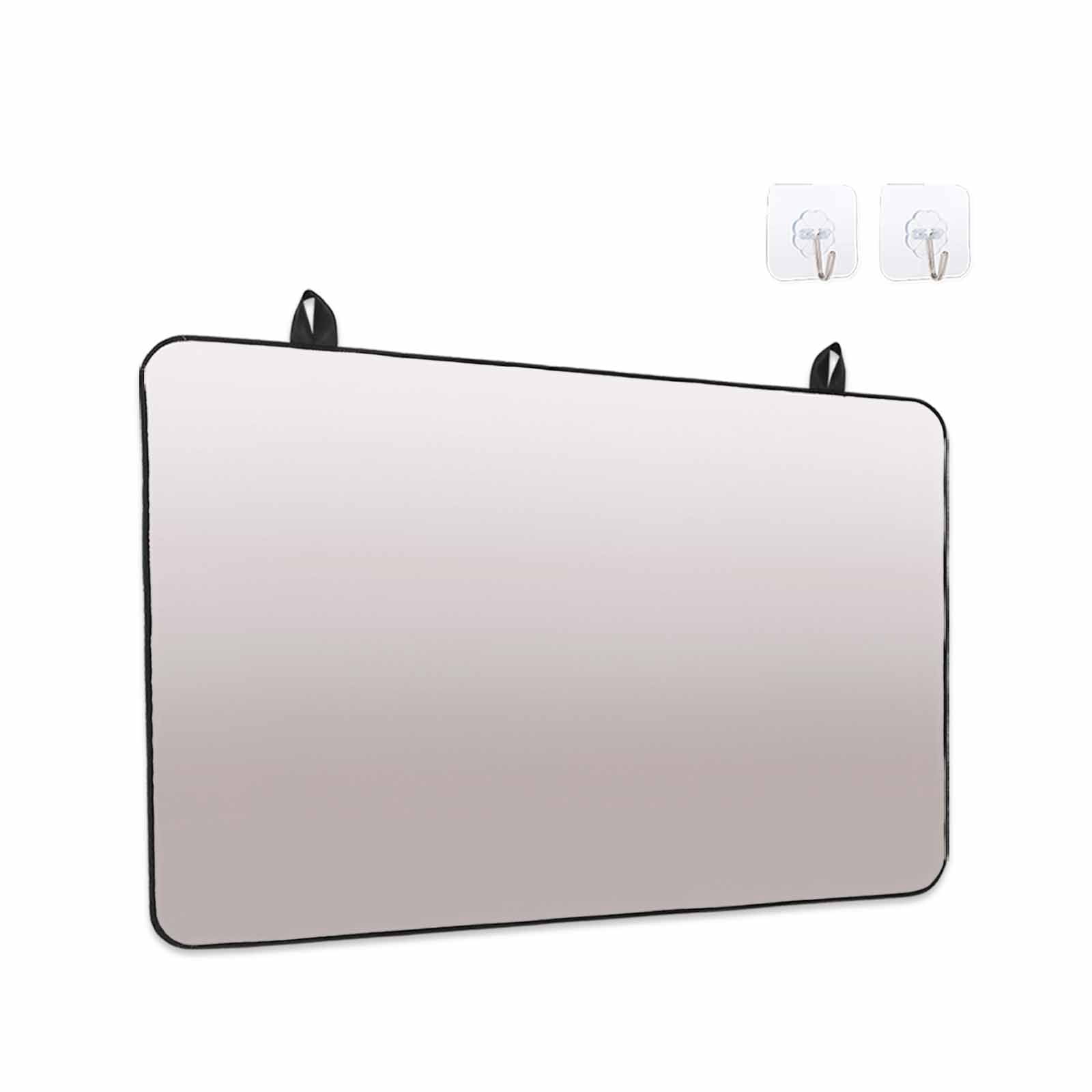 Beige Ombre Stove Top Cover for Electric Stove, Heat-proof & Non Slip Glass Top Stove Cover Protector, White Gradient Modern Abstract Art Kitchen Flat Cooktop Rubber Mat 28.5x20.5 Inches