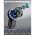thumbnail image 2 of Silkight Gun Safe, Biometric Long Gun Safes with Fingerprint, Quick Access Long Gun Safe with Pistol Bag, Gun Cabinet with Removable Shelf & Gun Rack, Backlit Keypad & LED Light, 2 of 8