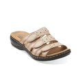 thumbnail image 2 of Sandalia Slide Leisa Cacti para Mujer Clarks en Cuero Nude Talla 11, 2 of 2