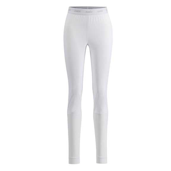 SWIX Women's RaceX Classic Wind Baselayer Pants, Color: Bright White, Size: M