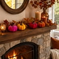 thumbnail image 6 of Halloween Pumpkin Party Decorations, Simulation Pumpkin Figurine for Fall Party Gift, White, 6 of 7