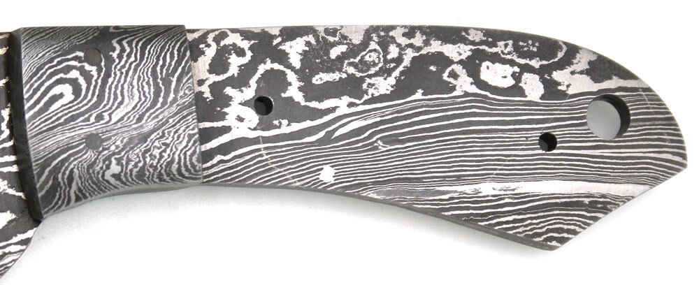 Wild Turkey Handmade Custom Full Tang Damascus Steel Blank Blade Knife 8"
