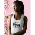 thumbnail image 2 of Best Mom Ever Bold Text Racerback Tank Women -Image by Shutterstock, Female XX-Large, 2 of 4